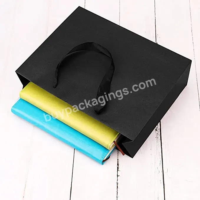 Hot Selling Popular Custom Printed Paper Bag Recycled Water-proof Shopping Bags With Ribbon Handles - Buy Custom Printed Paper Bag,Recycled Water-proof Paper Bags,Shopping Bags With Ribbon Handles.