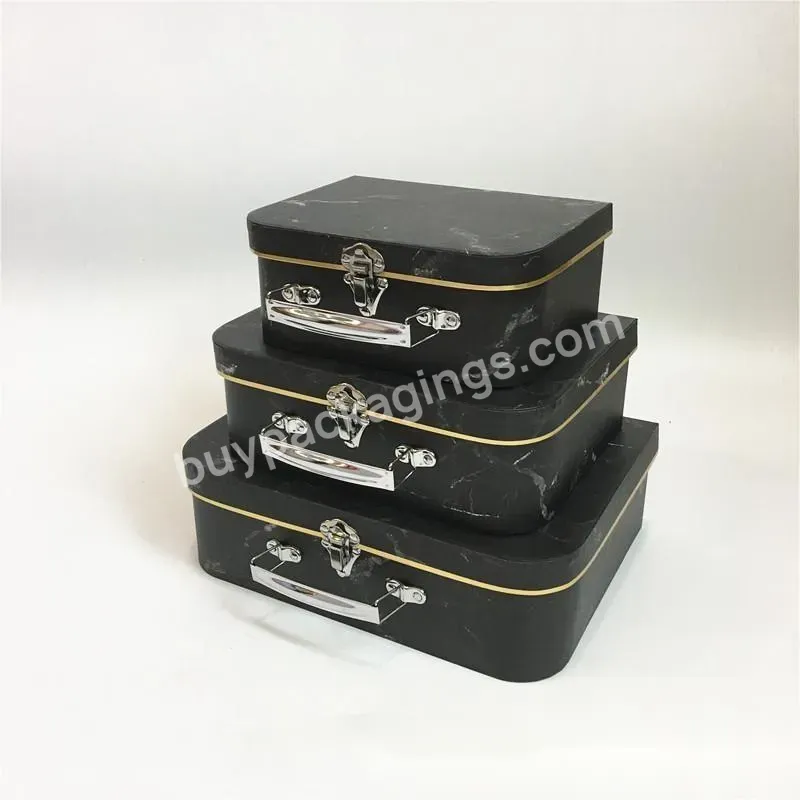 Hot Selling Portable 3pcs/set Suitcase Style Flowers Boxes Marbling Gift Box With Metallic Lock - Buy Hot Selling Portable 3pcs/set Suitcase Style Flowers Boxes,Marbling Gift Box,Gift Box With Metallic Lock.