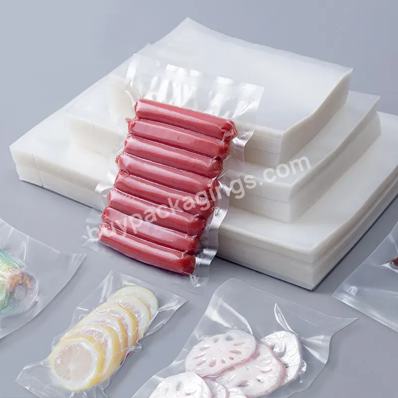 Hot Selling Spot Transparent Nylon Pe Laminated Plastic Food Packaging Bags Vacuum Storage Bags - Buy Pe Transparent Compression Bag For Packaging Beef And Mutton,3-sided Sealed Food Freezing Plastic Bag,Transparent Moisture-proof And Heat-sealed Pla
