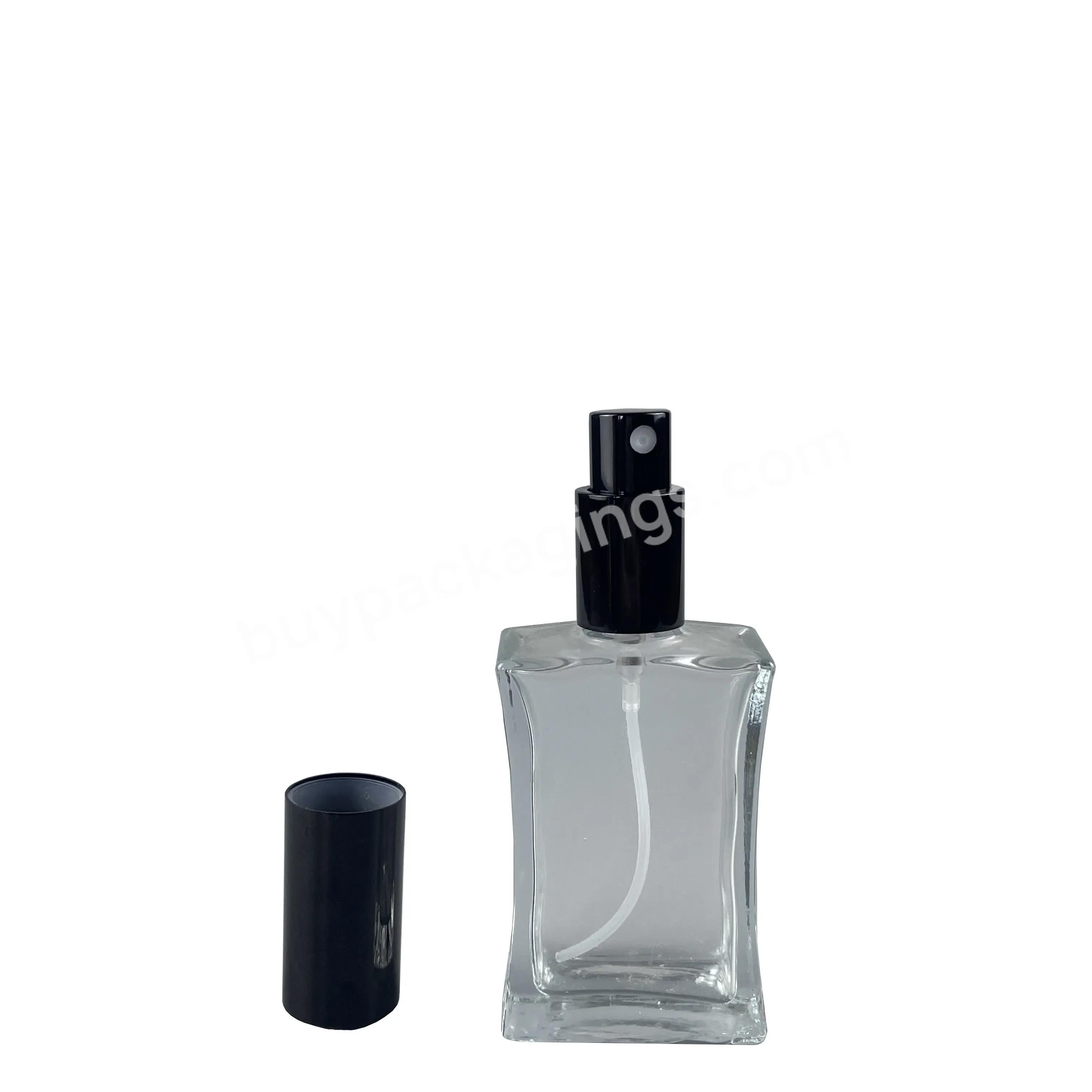 Hot Selling Square Glass Empty Perfume Bottle With Silver Black Bottle Lid Perfume Glass Spray Bottle Packaging Wholesale - Buy Perfume Spray Bottle,Atomizer Glass Perfume Sample Bottles Cosmetic Glass Perfume Gift Bottle,Perfume Samples Packaging.