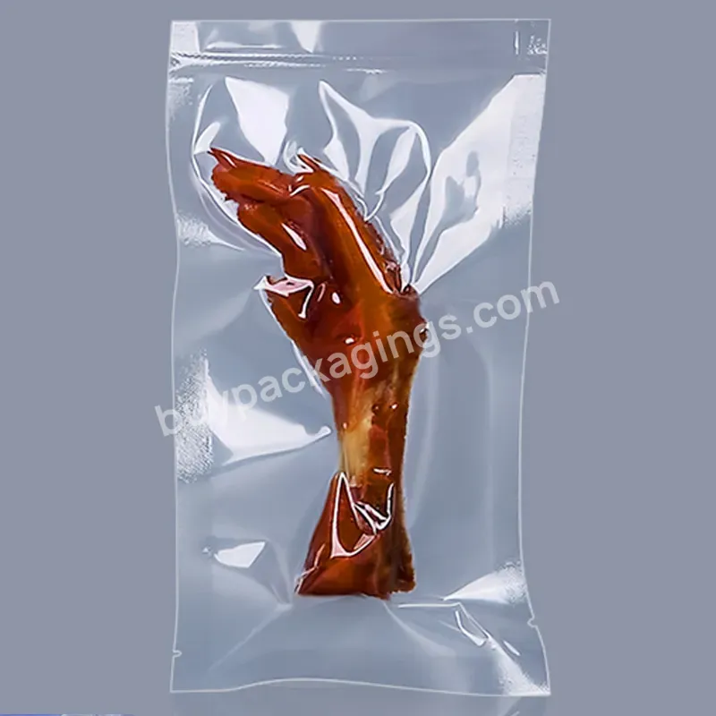 Hot Selling Wholesale Smooth Vacuum Bags In Chinese Factories Transparent Plastic Vacuum Seal Bags For Food - Buy Packaging Bag With Customized Printed Logo,Transparent Vacuum Plastic Bag,Plastic Packaging Bag.