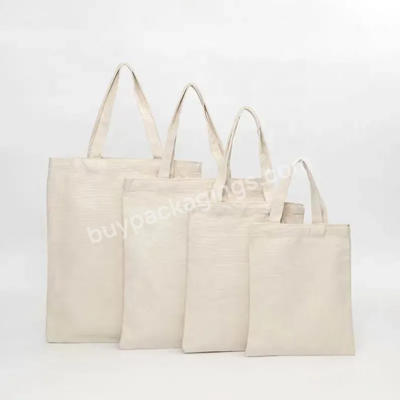 Hot Selling Women Eco Canvas Bag Tote Reusable With Custom Printed Logo
