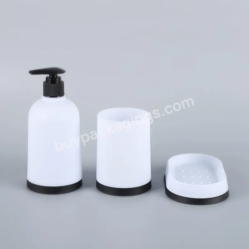 House Hold Bathroom Accessories Set White Liquid Soap Dispenser - Buy Liquid Soap Dispenser,Soap Box,House Hold Bathroom Accessories Set.