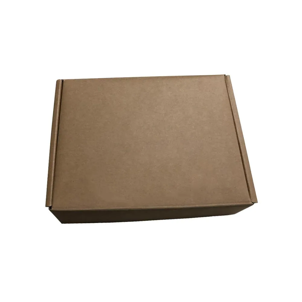 human hair clothes cpu shipping recycled cardboard kraft paper packaging box with custom printed logo for parcels