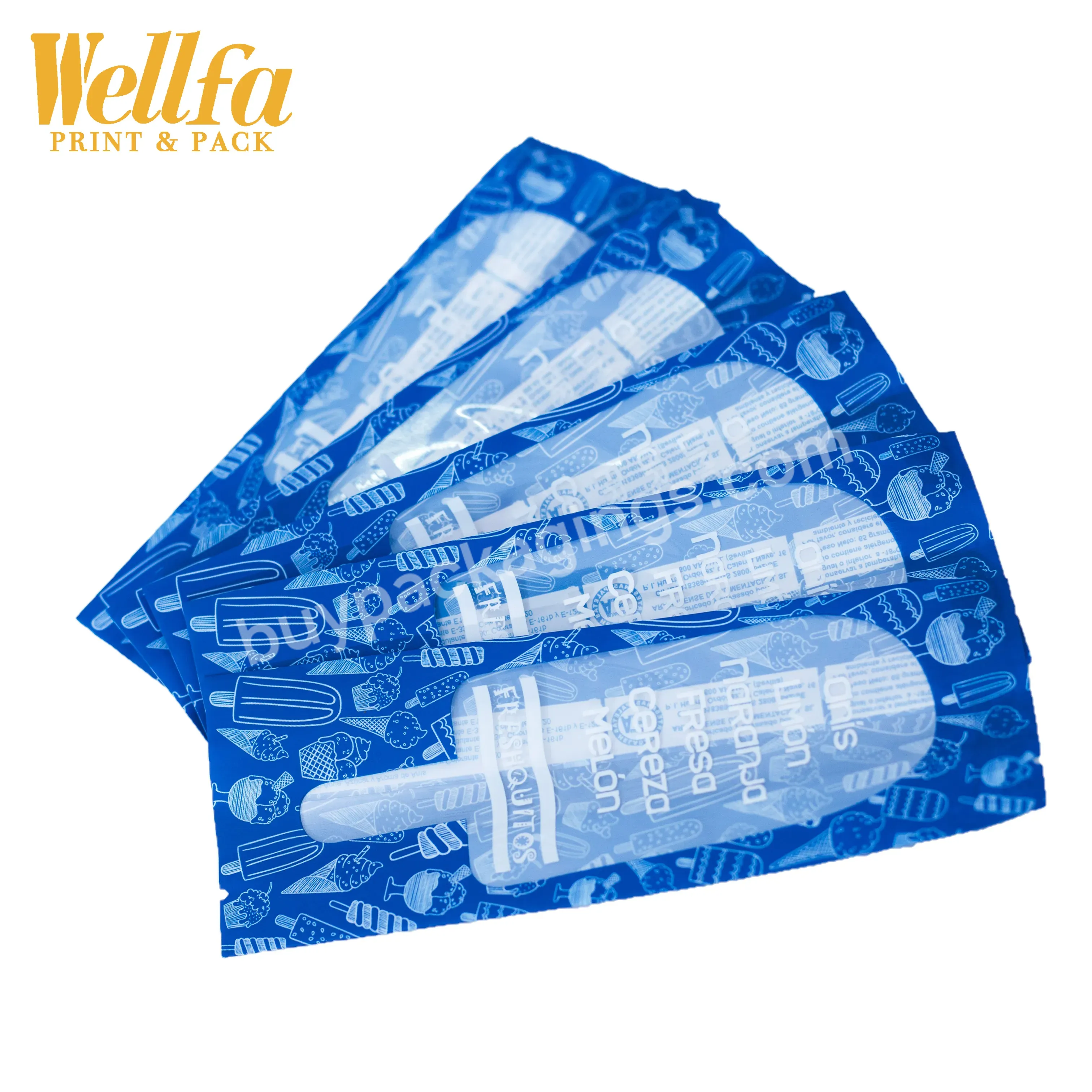 Ice Popsicle Packaging Bags Rolls Packing Custom Mylar Bag - Buy Ice Popsicle Packaging,Ice Popsicle Packing,Popsicle Roll Packaging.