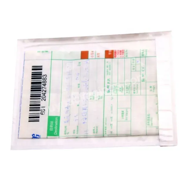 In-stock A6 Clear Packing List Pouch 10x6.5" Waterproof Invoice Enclosed Packaging List Envelopes Custom Consignment Note Pocket - Buy Packing List Envelope,Invoice Enclosed Pocket,Packing List Slip Pouch.