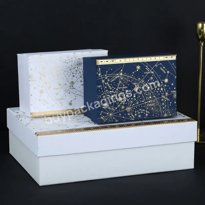 In Stock Creativity Gift Packaging Box Birthday And Holiday Storage Box Lid & Base Boutique Gold Stamping Packing Paper Box - Buy Custom Cardboard Paper Coffee Mug Packaging Box Gift Corrugated Shipping Appliance Coesmetic Electroinc Packaging Box,Ci