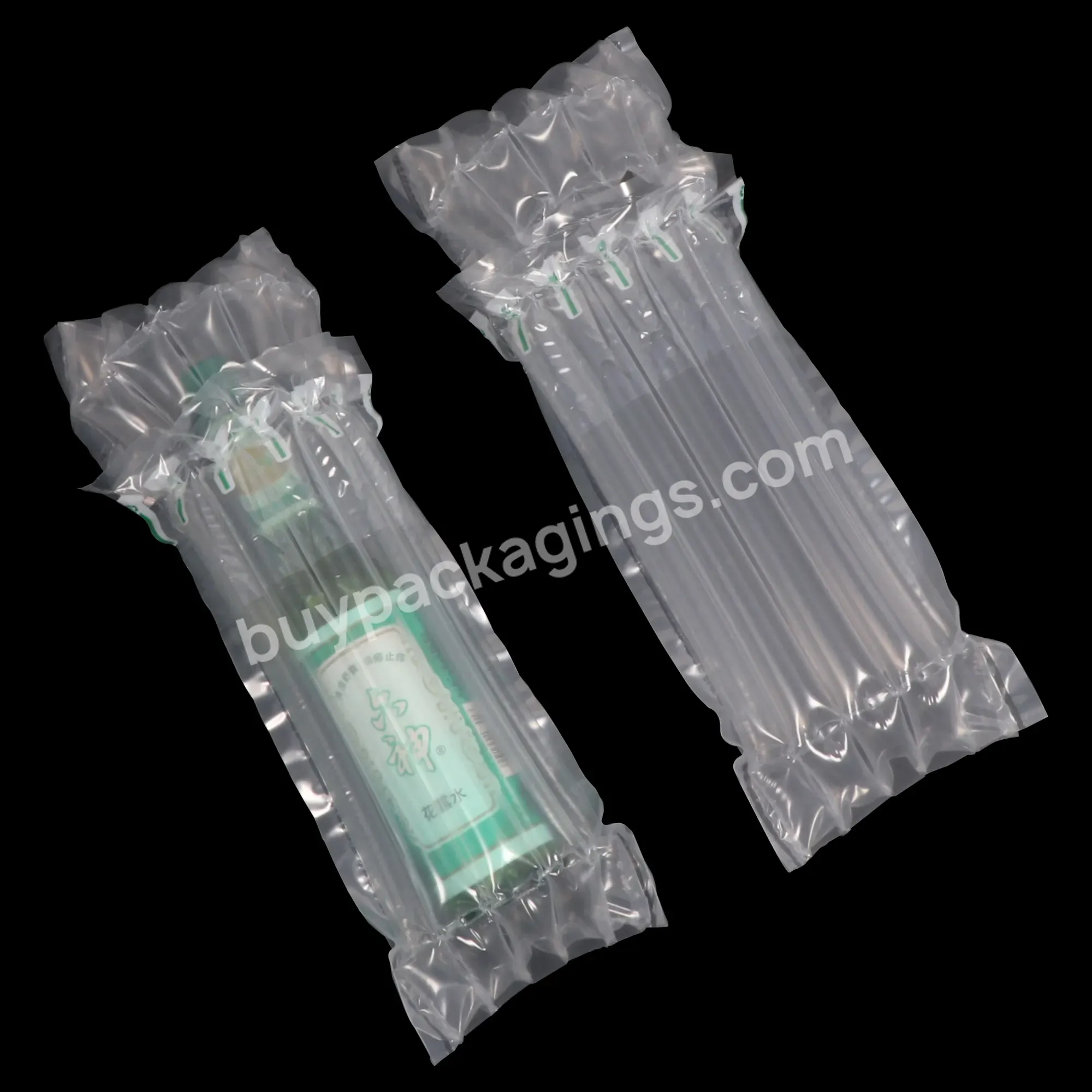 Inflatable Air Column Bag Shockproof Packaging Bag For Fragile Cargo Protection Packaging - Buy Air Inflatable Column Bag,Air Bubble Cushion Column Bag Film,Shipping Air Column Cushion Bag.