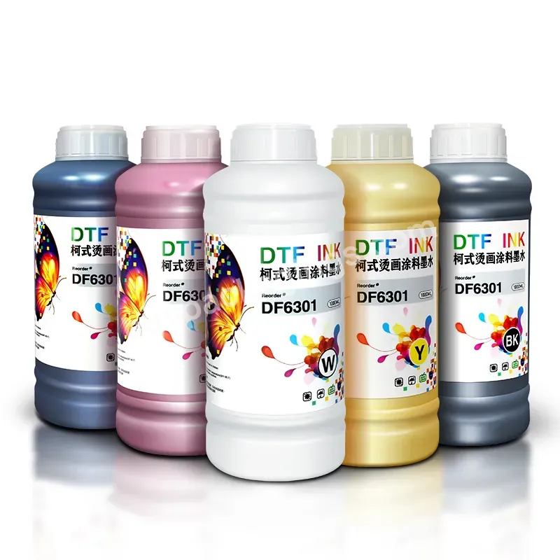 Ink Dtf Factory Direct Produce Hot Sell 1000ml Dtf Inks For Dx5/7/4720/l1800/l800/i3200 Print Heads - Buy High Quality Dtf White Ink With Vivid Colours,Dtf Ink Pigment,White Ink Printer.