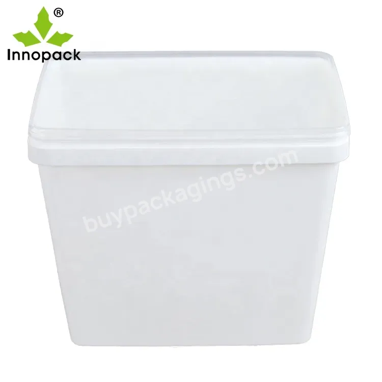 Innopack Hot Sell 9l Square Plastic Bucket In Food Grade Oil Or Chemical - Buy Plastic Bucket Yoghurt,Ice Bucket White Plastic,Custom Plastic Bucket.