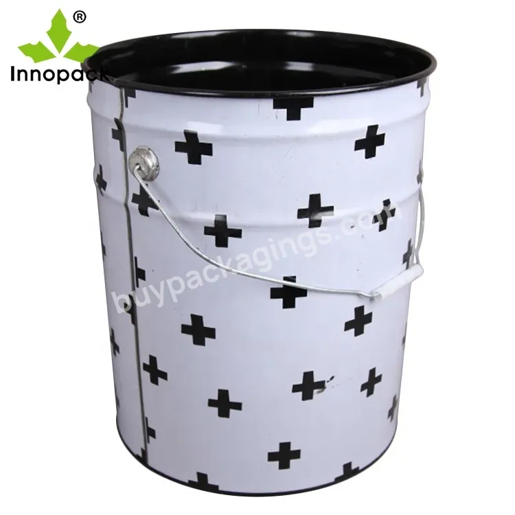 Innopack Metal Buckets With Lid Stainless Steel Water Bucket Metal Water Pail