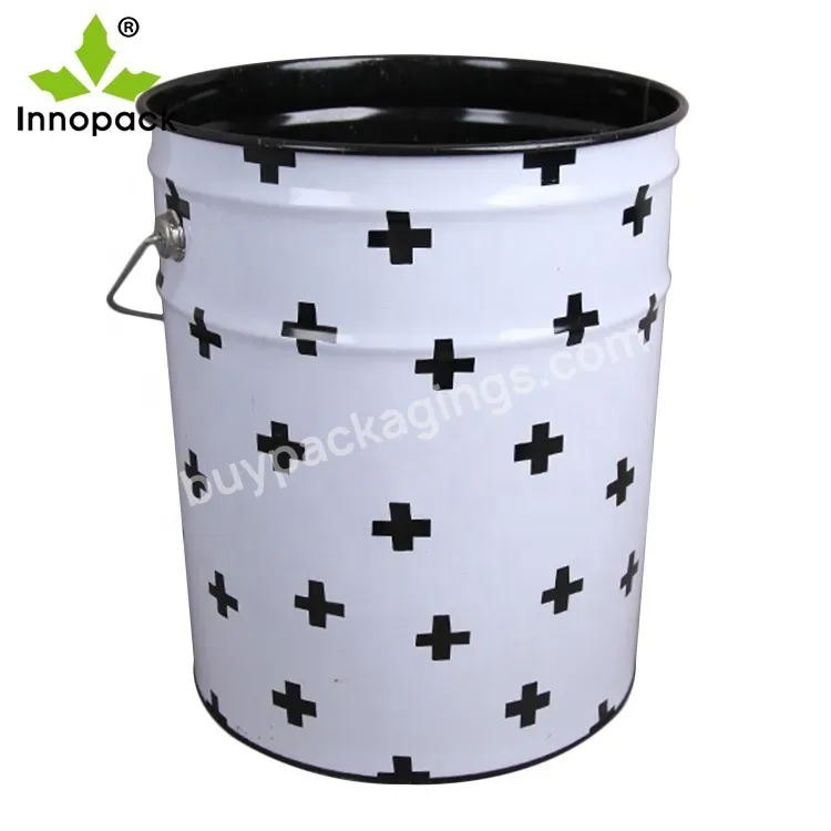 Innopack Metal Buckets With Lid Stainless Steel Water Bucket Metal Water Pail