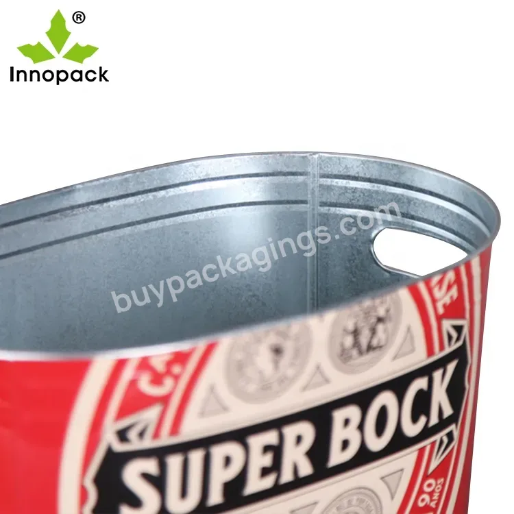 Innopack Metal Tub Cold Drink Ice Bucket - Buy Metal Beer Ice Bucket,Ice Bucket Metal,Ice Bucket For Beer.