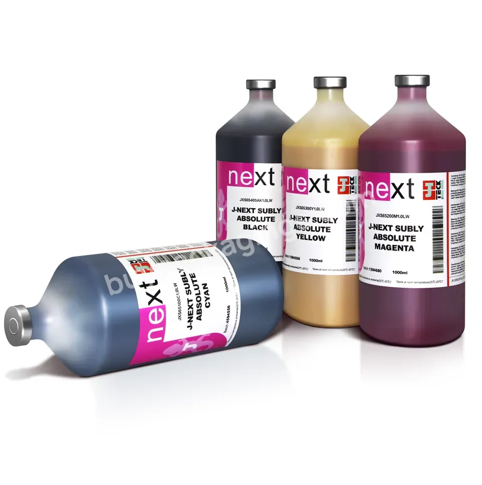 Italy J-teck J-next Subly Absolute Jxs-65 Sublimation Dye Ink For Dx5 Dx6 Dx7 5113 4720 I3200 Printhead 1000ml Hot Sale - Buy Italy J-next Sublimation Dye Ink,Sublimation Dye Ink For Dx5 I3200 Printhead,Italy J-teck Ink.
