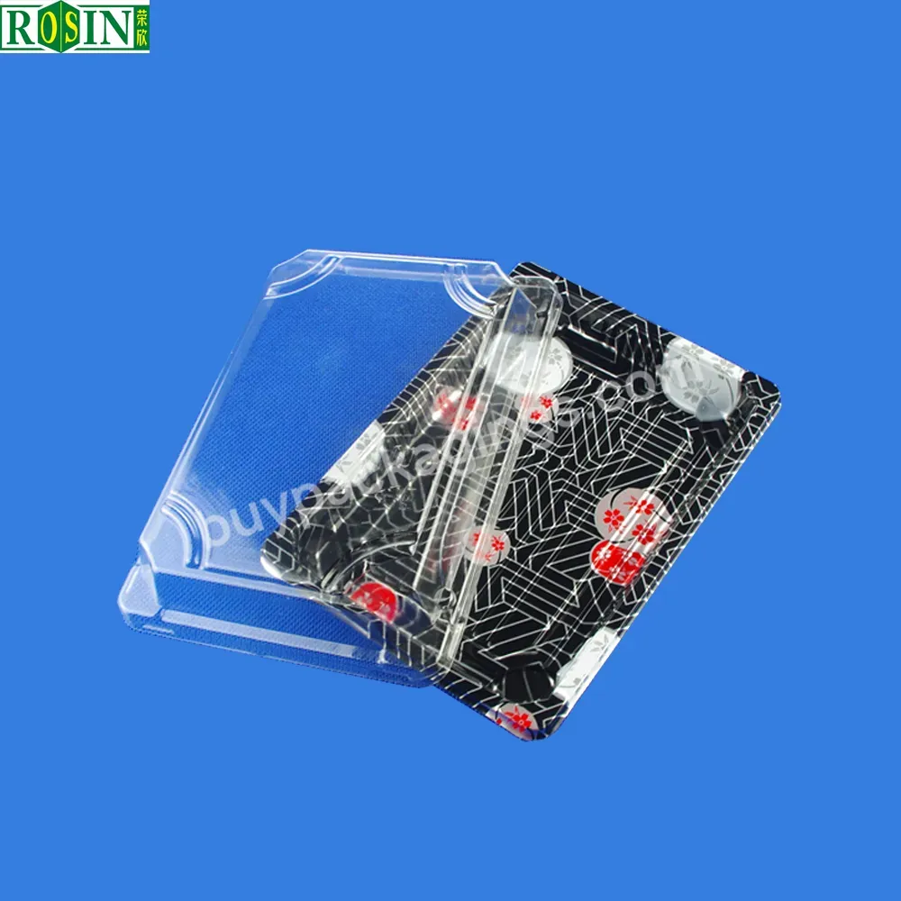 Japanese Sushi Boat Tray Food Packaging Plastic With Lid Wholesale Disposable Plate Dish Food Container Ps Custom Color Enamel - Buy Sushi Containers Separate Lid,Boat Clear Plastic Sushi Container,Disposable Sushi Boat With Lid.