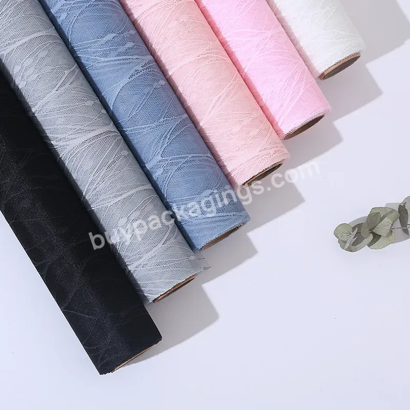 Korean Classical Line Of Lightning 50cm*5y Flower Wrapping Mesh Paper Diy Bouquet Supplies Party Decoration - Buy Line Of Lightning 50cm*5y Flower Wrapping Mesh Paper,Diy Bouquet Supplies Party Decoration,Supplies Party Decoration.