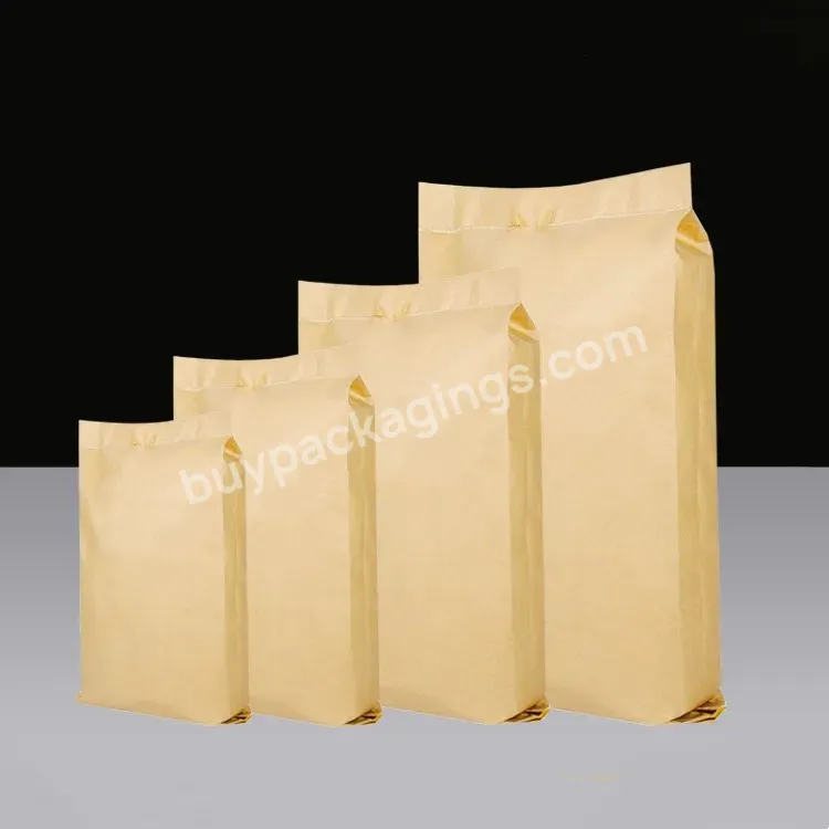 Kraft Paper Bag For Cement Package Kraft Paper Packing Bag For Powder Packaging 25kg Paper Kraft Bags - Buy Kraft Paper Bag For Cement Package,Kraft Paper Packing Bag,Powder Packaging 25kg Paper Kraft Bags.