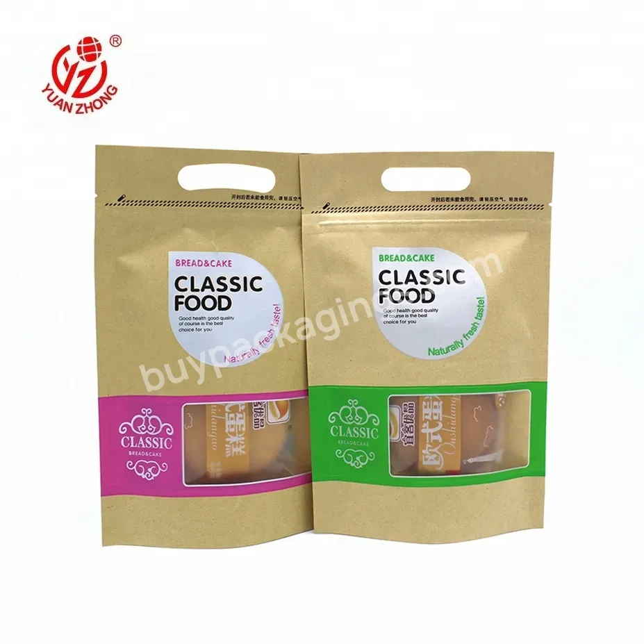 Kraft Paper Bag For Food Grade Safe Plastic Packaging Laminating Pouches With Zip Lock - Buy Kraft Paper Bag,Zip Bags,Food Safe Plastic Bags.