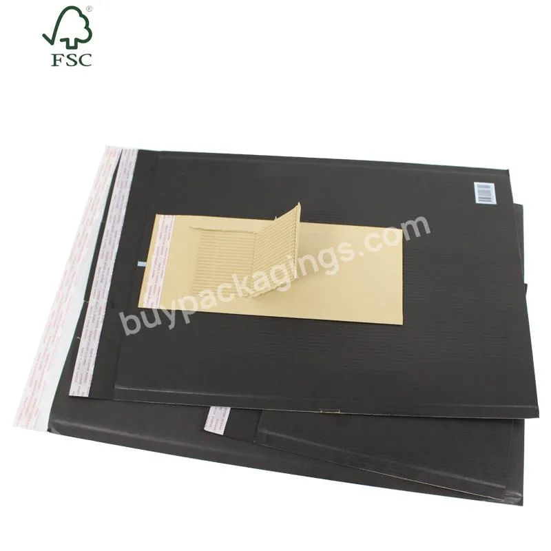 Kraft paper bag recycled mailers OEM100% biodegradable packaging kraft bubble envelopes honeycomb paper padded mailers
