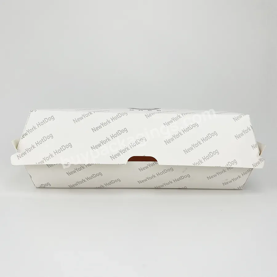 Kraft Paper Hot Dog Box Paper Box With Your Own Logo Disposable Brown Paper Packing Box - Buy Kraft Paper Hot Dog Box,Paper Box With Your Own Logo,Disposable Brown Paper Packing Box.