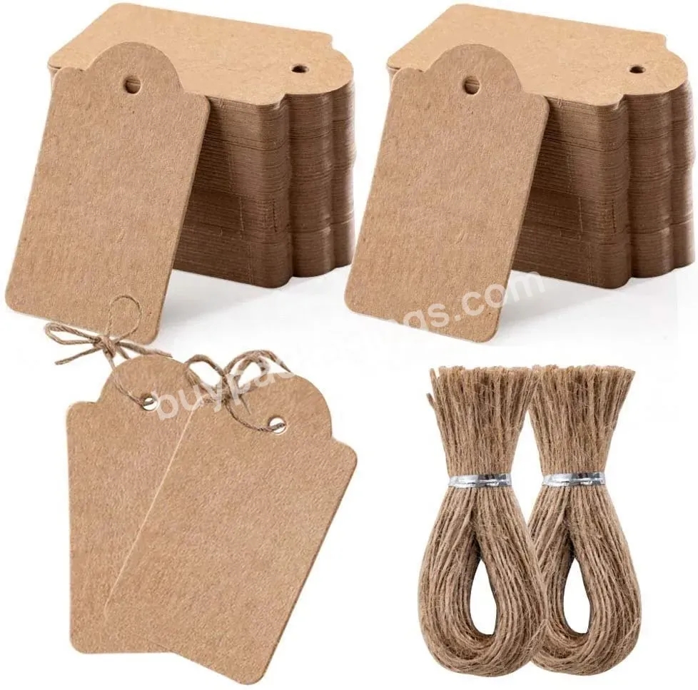 Kraft Paper Price Tags Craft Tags Labels Kraft Paper Jewelry Tags With String - Buy Custom Kraft Paper Jewelry Tags,Christmas Gift Tags,Kraft Paper Gift Tag.