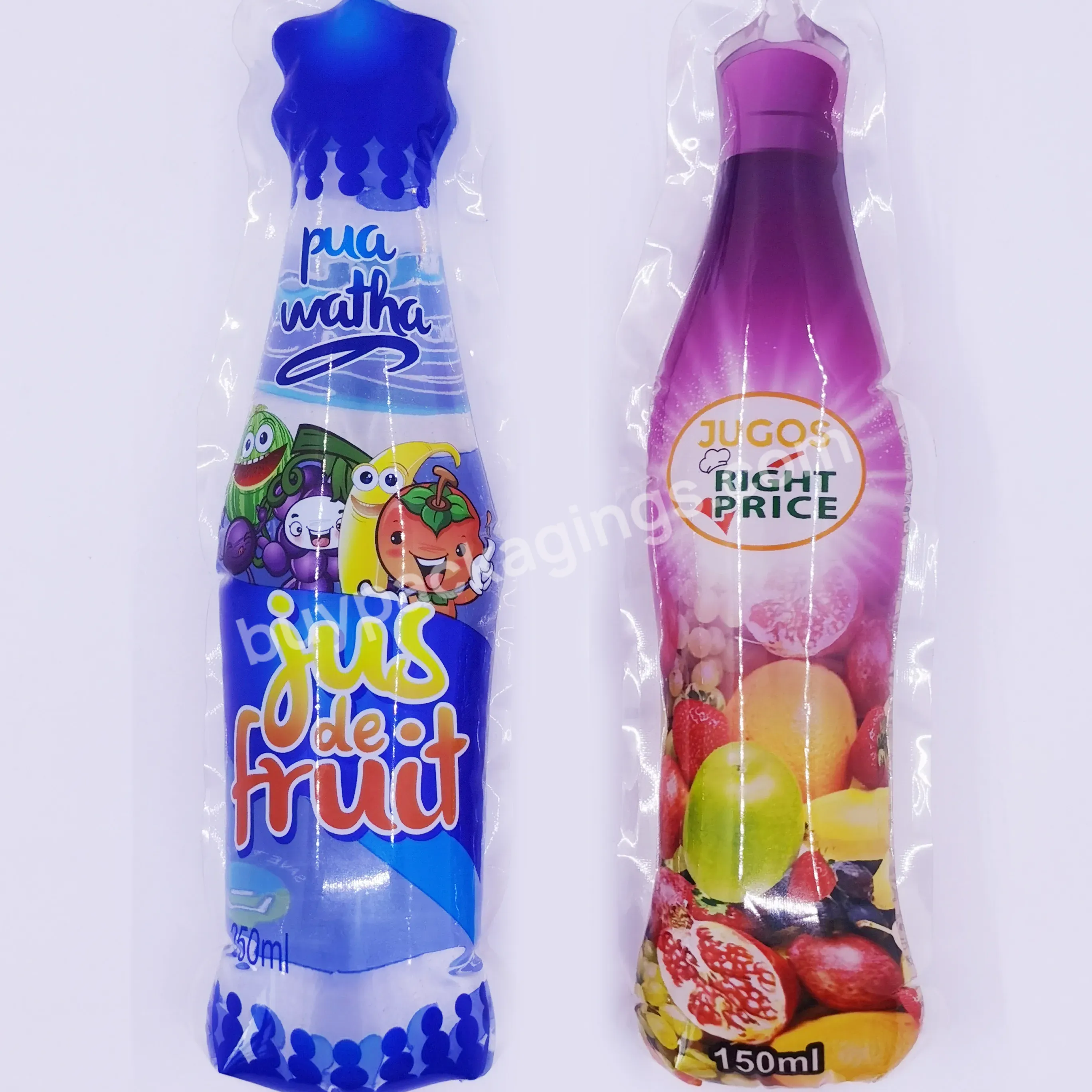 Laminated Bags Disposable Bottle Shape Water Packing Pouches For Juice Packing - Buy Laminated Bags,Disposable Bottle Shape Water Packing Pouches,Juice Packing.