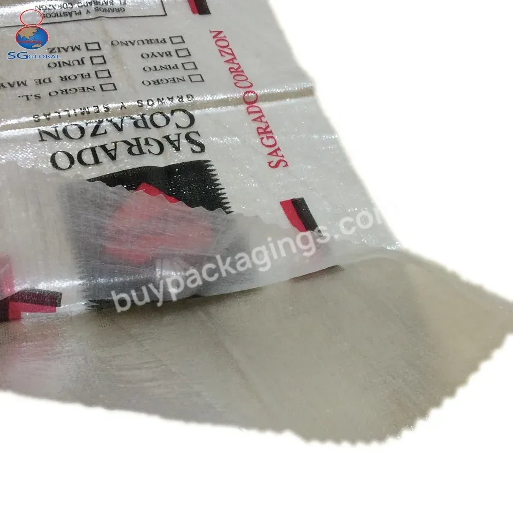 Laminated Polypropylene Woven Fabric Maize Grain Corn Bag 50kg 100% Virgin Material Pp Woven Sack Transparent Bag For 25kg Rice - Buy China Pp Woven Laminated Bags,Pp Eco Woven Bags,Rice Bag Size.