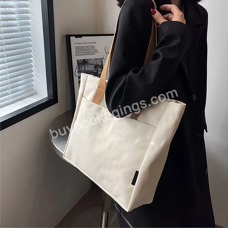 Large Capacity Customized Logo Letter Cotton Canvas Zipper Shopping Bag Tote Bag Out Travel Storage Bag - Buy Letter Cotton Canvas Zipper Shopping Bag,Tote Bag,Out Travel Storage Bag.