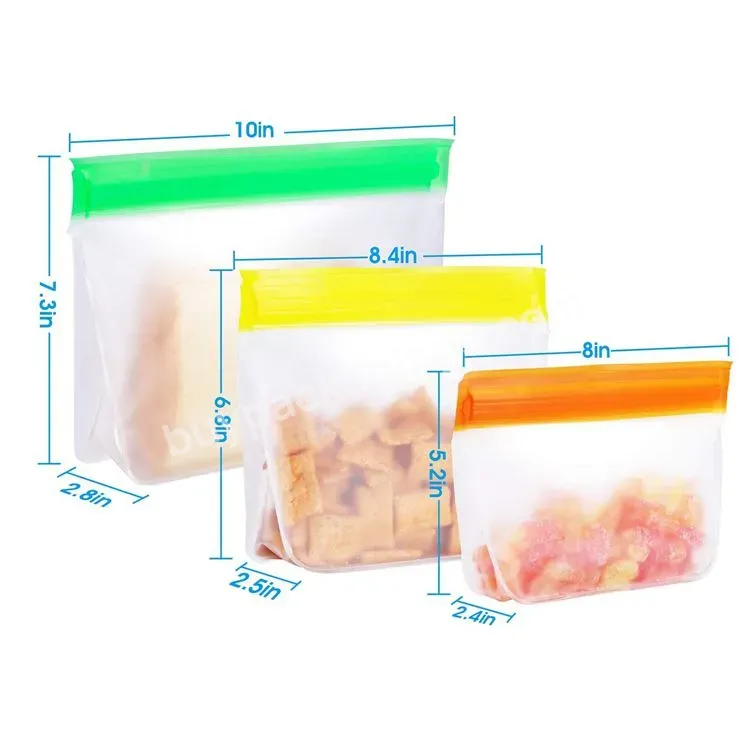 Leakproof Reusable Peva Food Storage Bags Sandwich Bags For Food Snack Vegetables Fruit - Buy Food Storage Bags For Food,Reusable Sandwich Bags For Food,Peva Food Storage Bags.