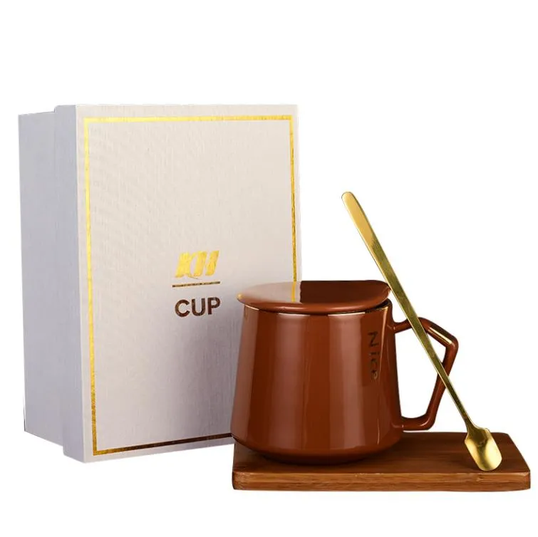 Light Luxury Mug Set Gift Box Ceramic Coffee Cups Gift Box Set