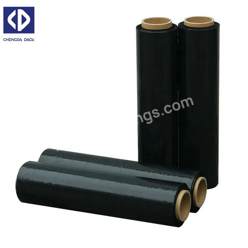 Lldpe Stretch Wrapped Pallet Wrap Black Color Stretch Film - Buy Black Stretch Film,Lldpe Stretch Film,Pe Stretch Film.