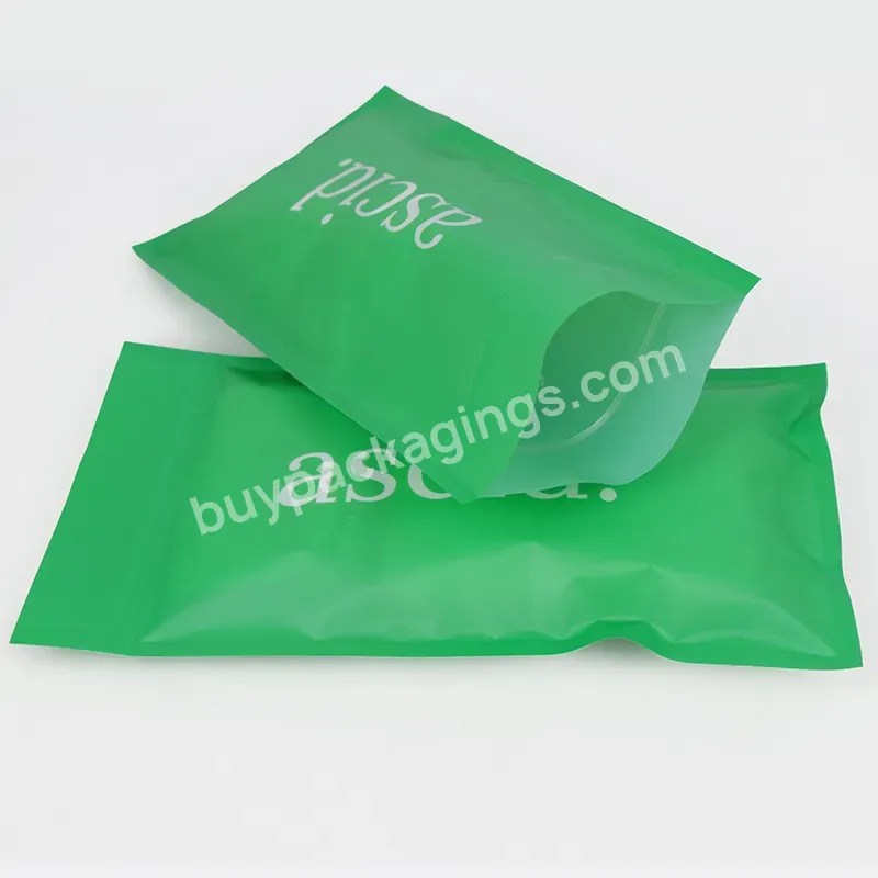 Logo Customize Green Packaging Bags Plastic Zipper Pouches For Clothing Packing Garment Baggies Own Logo Printed - Buy Custom Ziplock Bags For Clothing Packaging,Custom Printed Ziplock Bag Eco Friendly Matte Plastic Bags Green Ziplock Packing Bag Dig