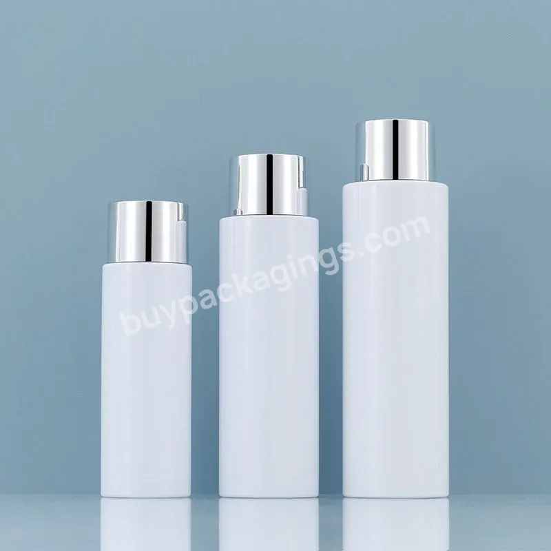 Lotion Toner Bottles 120ml With Silver Cover - Buy With Silver Cover,Pet Plastic Lotion Toner Bottles,Lotion Bottle.
