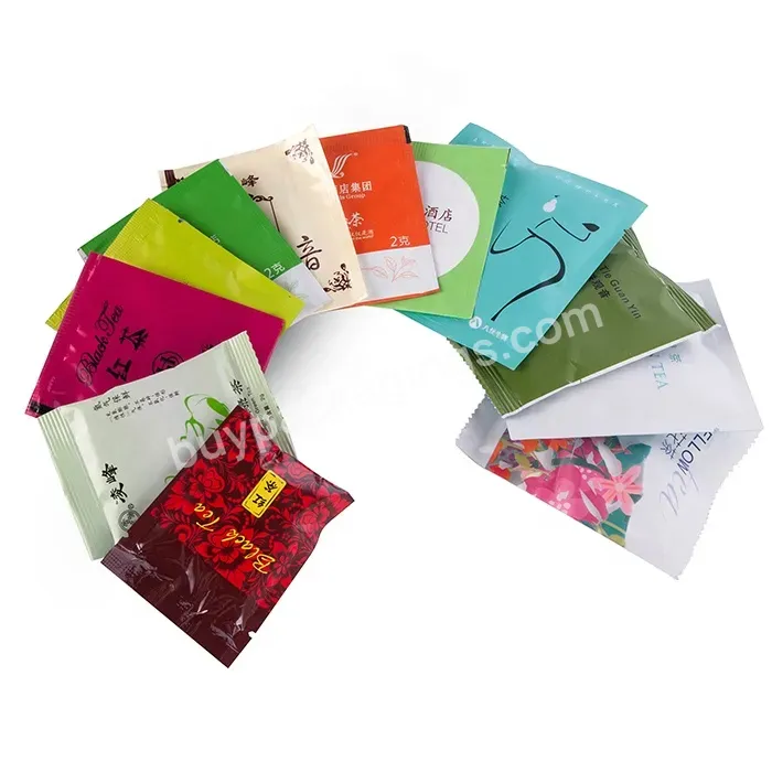 Low Moq Digital Print Lay Flat Pouch Aluminium Foil Package Cosmetic Skincare Samples Coffee Packing Tea Sachet - Buy Tea Sachet,Lay Flat Pouch Aluminium Foil,Custom Green Bubble Tea Packaging Bag In Box.