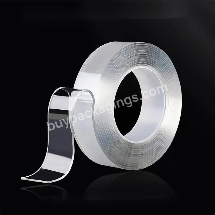 Low Price Transparent Nano Double-sided Tape Sided Transparent Reusable Adhesive Nano Tape - Buy Low Price Transparent Nano Double-sided Tape,Transparent Double-sided Tape,Nano Tape.