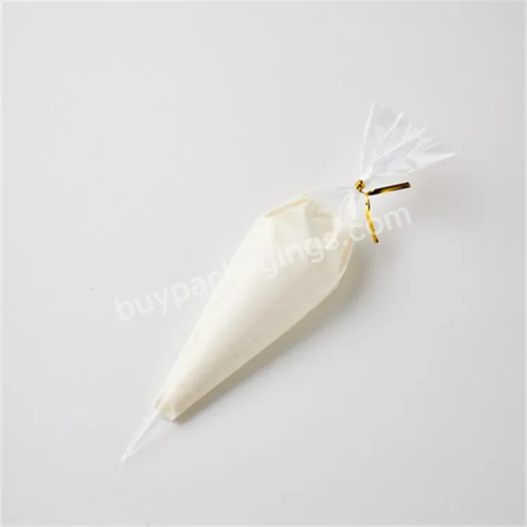 Ltb1325 Piping Bag Cellophane Packaging Bags High Quality Clear Cream Cone Packaging Bag - Buy Cellophane Bags,Piping Bag,Cream Cone Bag.