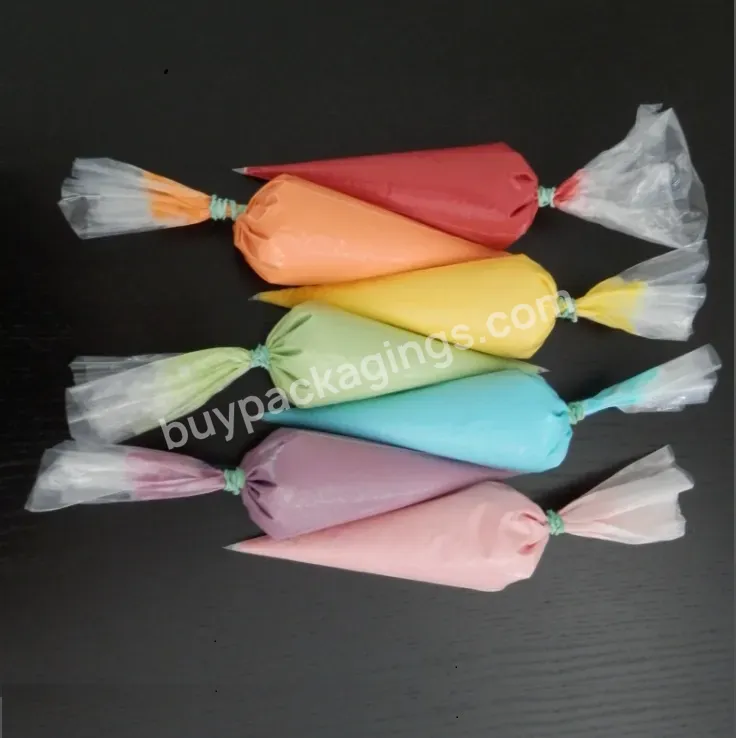 Ltb1630 Piping Packaging Bags Cellophane Cream Cone Packaging Bag High Quality Clear Bag - Buy Cellophane Bags,Piping Bag,Cream Cone Bag.
