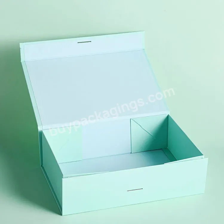 Luxurious Sustainable Packaging Box Folding Magnetic Gift Box With Ribbon Sturdy Luxury Magnetic Boxes - Buy Sustainable Packaging Box,Folding Magnetic Gift Box With Ribbon,Luxury Magnetic Boxes.