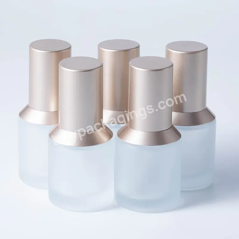 Luxury 30ml Frosted Skincare Cosmetics Packaging Face Cream/lotion Glass Dropper Essential Oil Bottles Cosmetic Bottle Sets