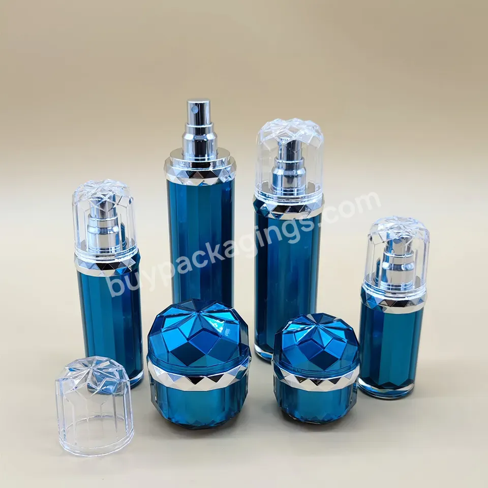 Luxury Acrylic Cosmetic 30ml 50ml 100ml 120ml Lotion Skin Care Bottle Toner Serum Fine Mist Spray Bottle - Buy Spray Pump Bottle,Spray Bottle,Acrylic Spray Bottle.