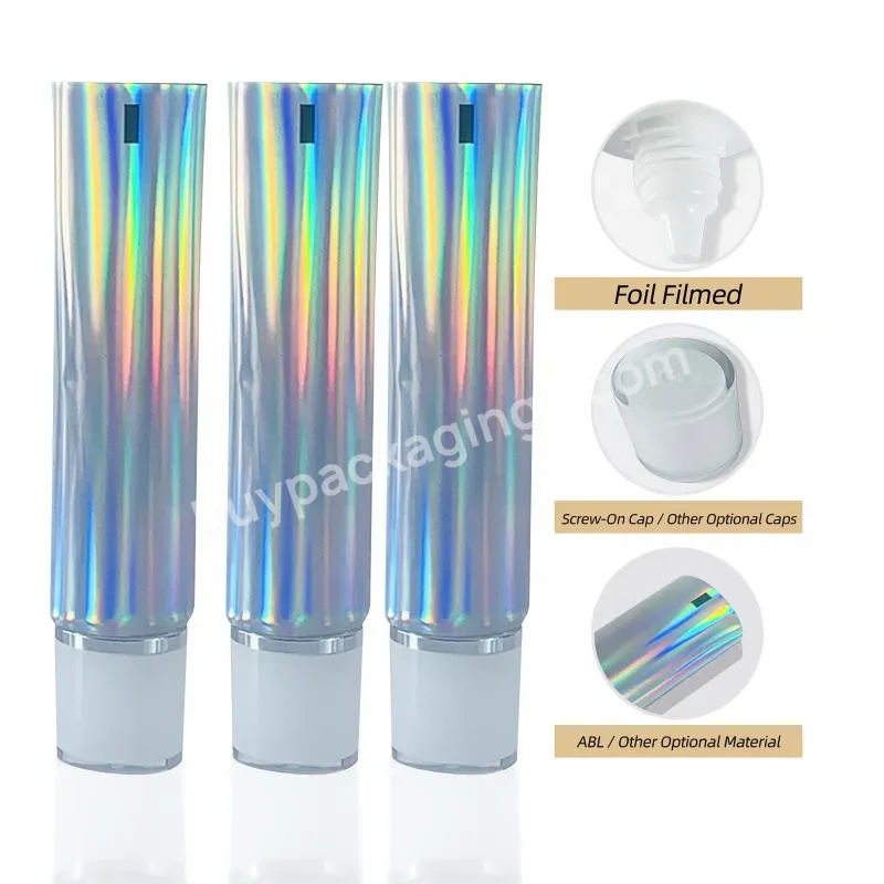 Luxury Acrylic Screw Lid Tubes Container Packaging For Lotion And Cream Face Wash Soft Cosmetic Squeeze Plastic Tube - Buy Cosmetic Plastic Tube For Cosmetics With Caps,Squeeze Tube Lotion Tube Hand Cream Cosmetic Tube,Face Wash Soft Cosmetic Squeeze