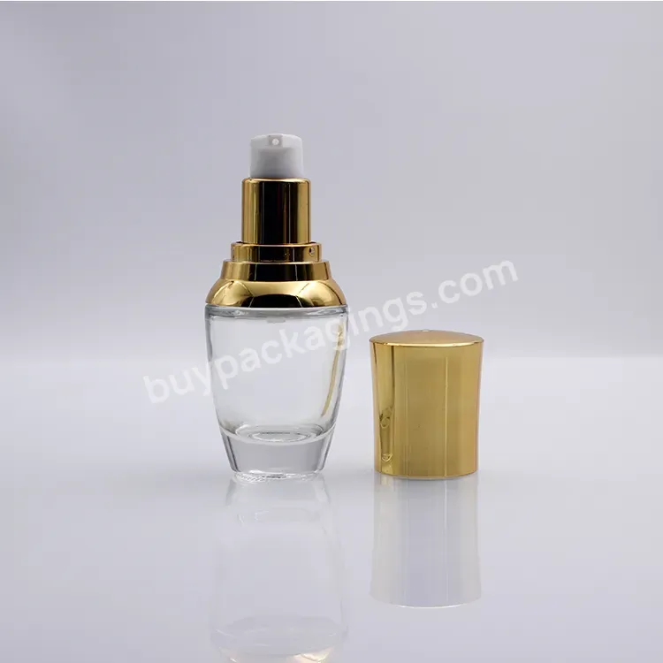 Luxury Cosmetic Glass Packaging Bottle Sets 100 120 Ml Skincare Cosmetic Lotion Pump Bottle Glass Packaging Bottle - Buy Cosmetic Packaging Bottle Set,Cosmetic Bottle And Jar,Skincare Cosmetic Packaging Container.