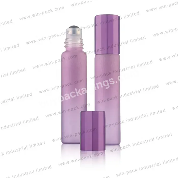 Luxury Cosmetic Pink Glass Perfume Roll On Roller Ball Bottles 5ml 8ml 10ml 15ml 30ml Packaging With Dodecagonal Cap - Buy Pink Roll On Bottles,Gold Top Roller Bottles,Roller Ball Packaging.