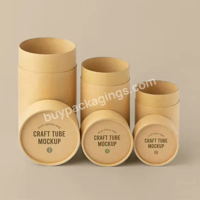 Luxury Custom Natural Paper Tube Packaging Cardboard Tube Gift Box Templates Paper Box - Buy Cardboard Gift Box,Packaging Templates Paper Box,Paper Tube Packaging.