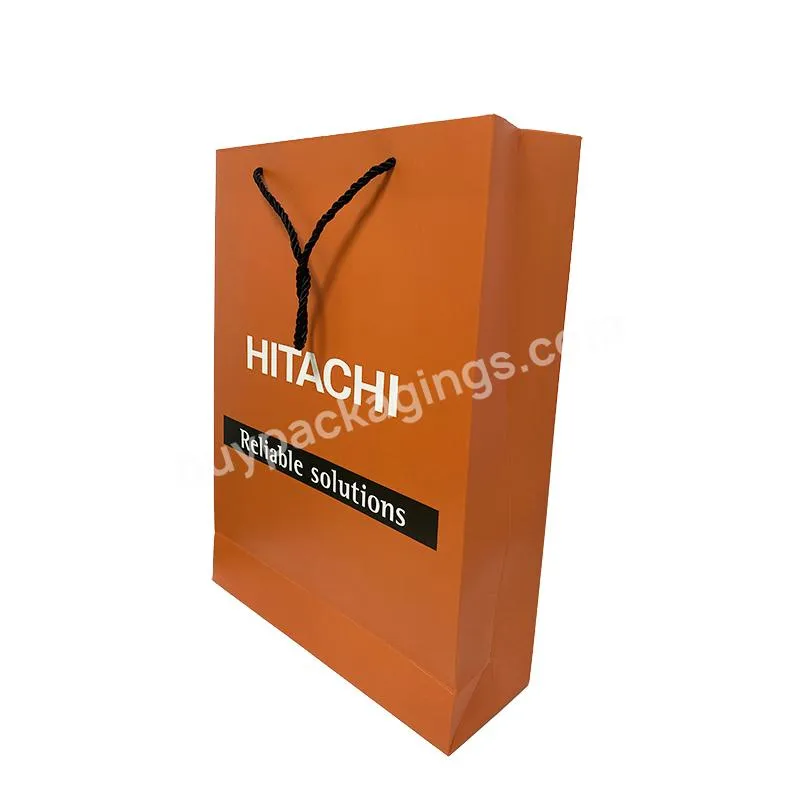 Luxury Custom Printed Laminated Shopping Gift Packaging Paper Bag With Your Own Logo