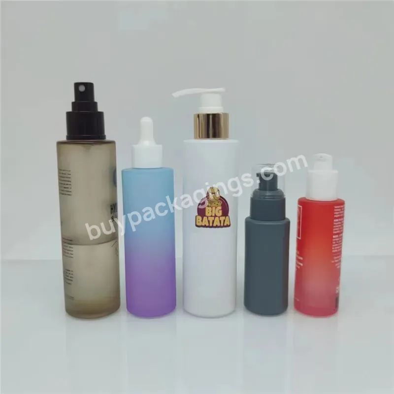 Luxury Custom Skincare 60ml 80ml 100ml 120ml 5oz Frosted Empty Pumb Dropper Toner Essence Cream Cosmetic Glass Lotion Bottle - Buy Frosted Glass Spray Bottle 15ml 20ml 30ml 50ml 100ml Cosmetic Glass Jar Frosted Lotion Pump Bottle For Toner Cream Pack