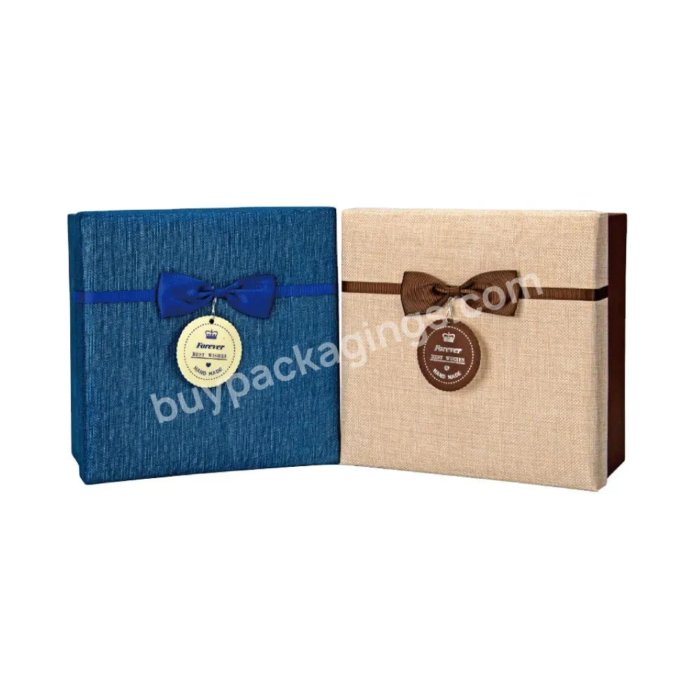 Luxury Design Custom Printed Cardboard Packing Box For Gift Fancy Paper Box With Ribbon Bowknot Decoration - Buy Cardboard Packaging Box,Paper Gift Box,Gift Box Packaging.