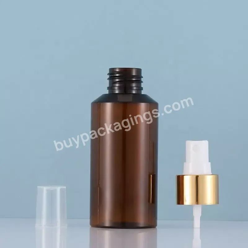 Luxury Empty Pet Manufacturing Clear Pump Bottle Fine Mist Hair Oil Spray Bottle Cosmetic Plastic Bottles Luxury Wholesale