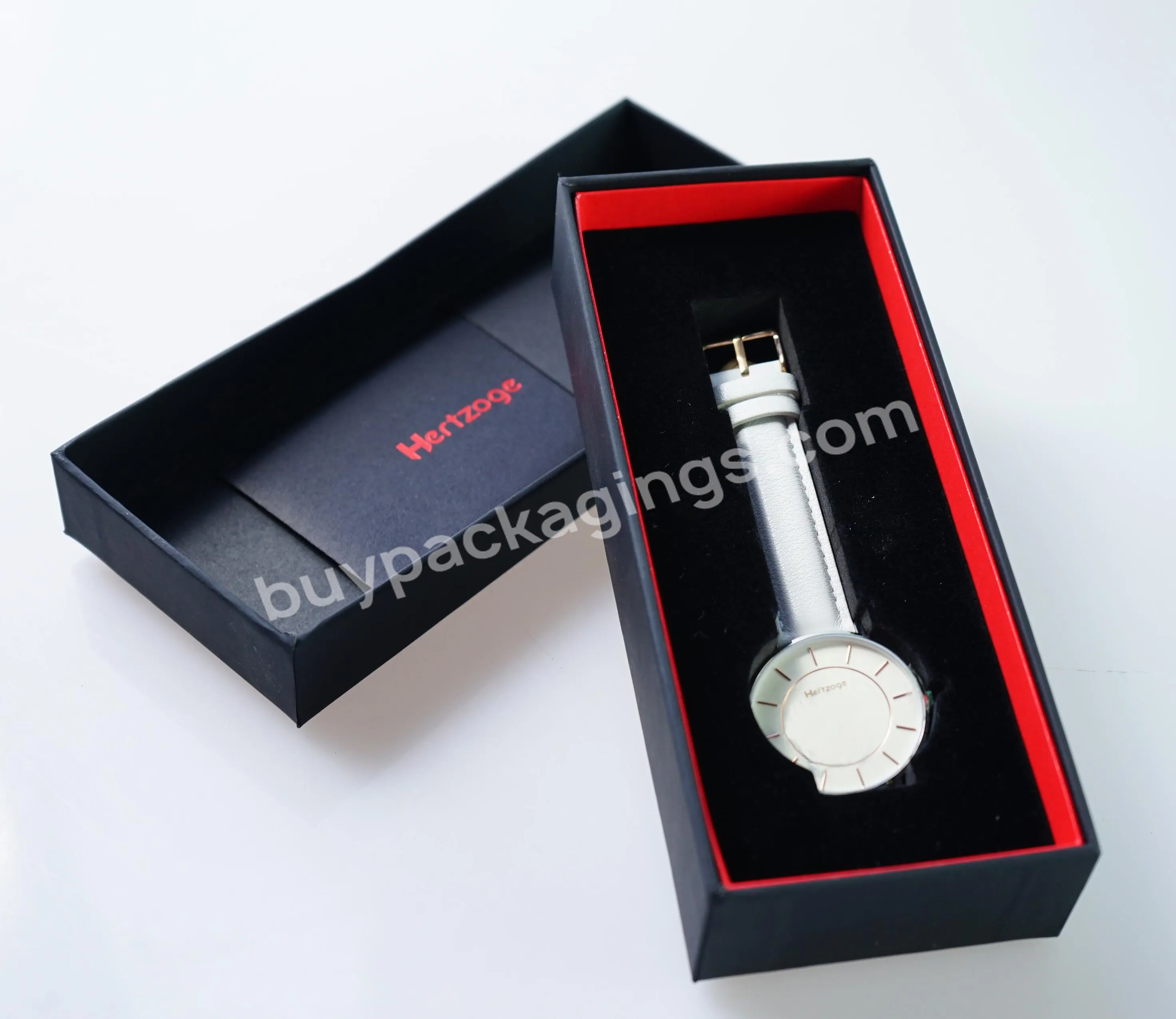 Luxury High Class Pu Leather Custom Watch Gift Packaging Box For Single Men Or Women Watch - Buy Watch Gift Box,Pu Leather Watch Box,Leather Watch Box.