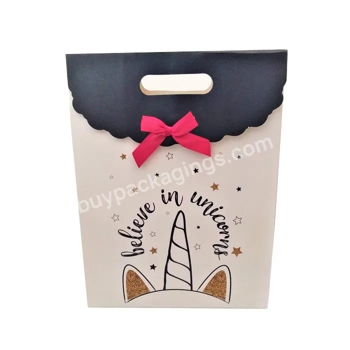 Luxury Personalised Wholesale Custom Logo Bag Gift Paper Small Gift Bags Custom Packaging With Logo Print